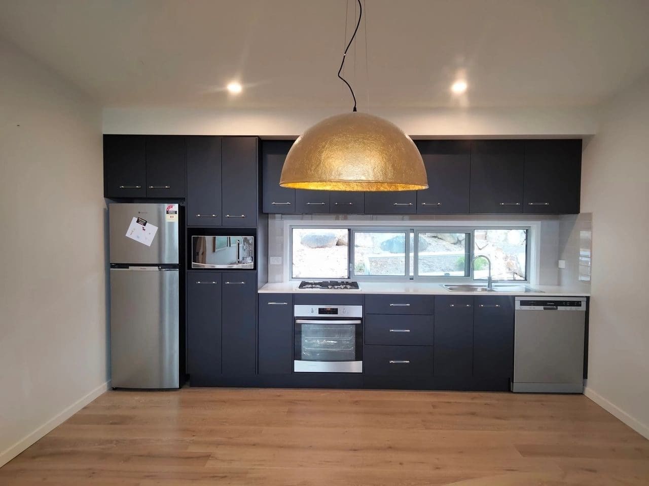 Blacked Out Kitchen Resurfacing
